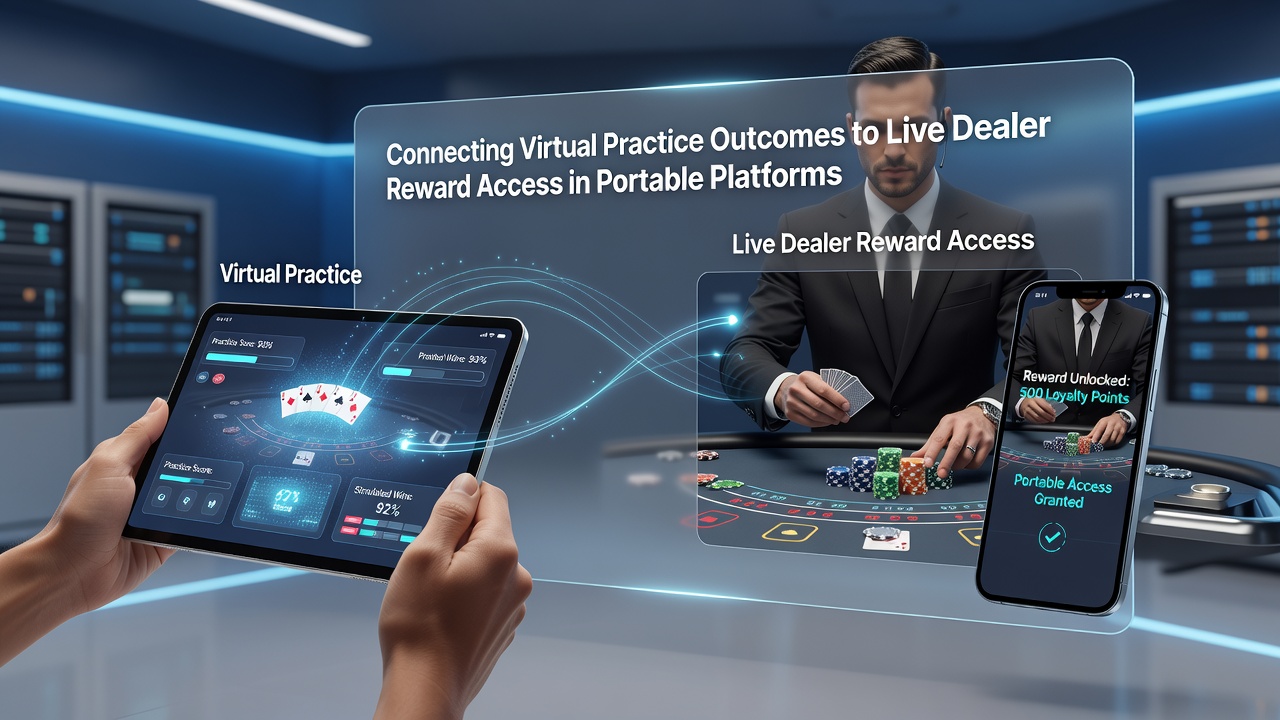 Datenfluss zwischen virtuellen Trainingseinheiten und Live-Dealer-Belohnungen auf mobilen Geräten