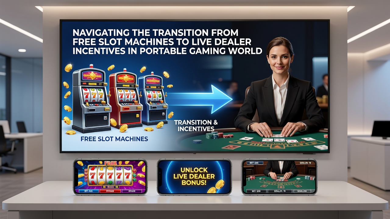 Darstellung von Live-Dealer-Sessions auf mobilen Geräten mit Übergangselementen aus Demo-Slots