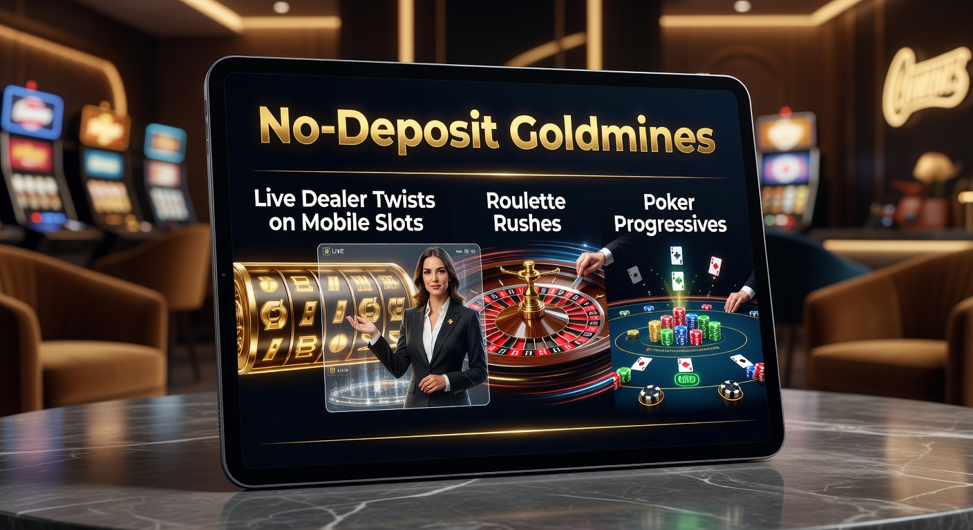Live-Dealer-Spiel mit Mobile Slots und Roulette auf Smartphone-Bildschirm, beleuchtet von goldenen Gewinnlichtern