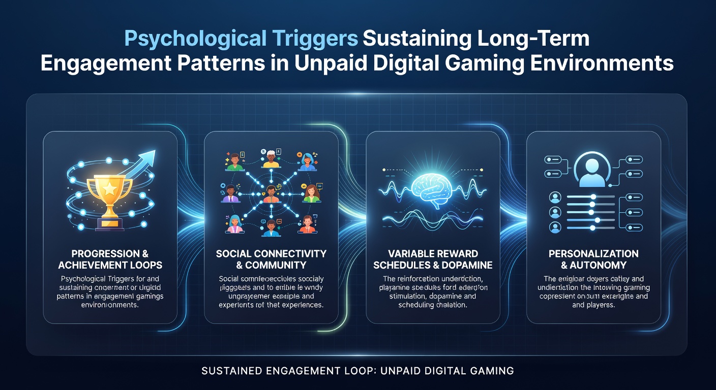 Darstellung psychologischer Trigger in digitalen Spielen mit Fokus auf Belohnungssysteme und Nutzerbindung