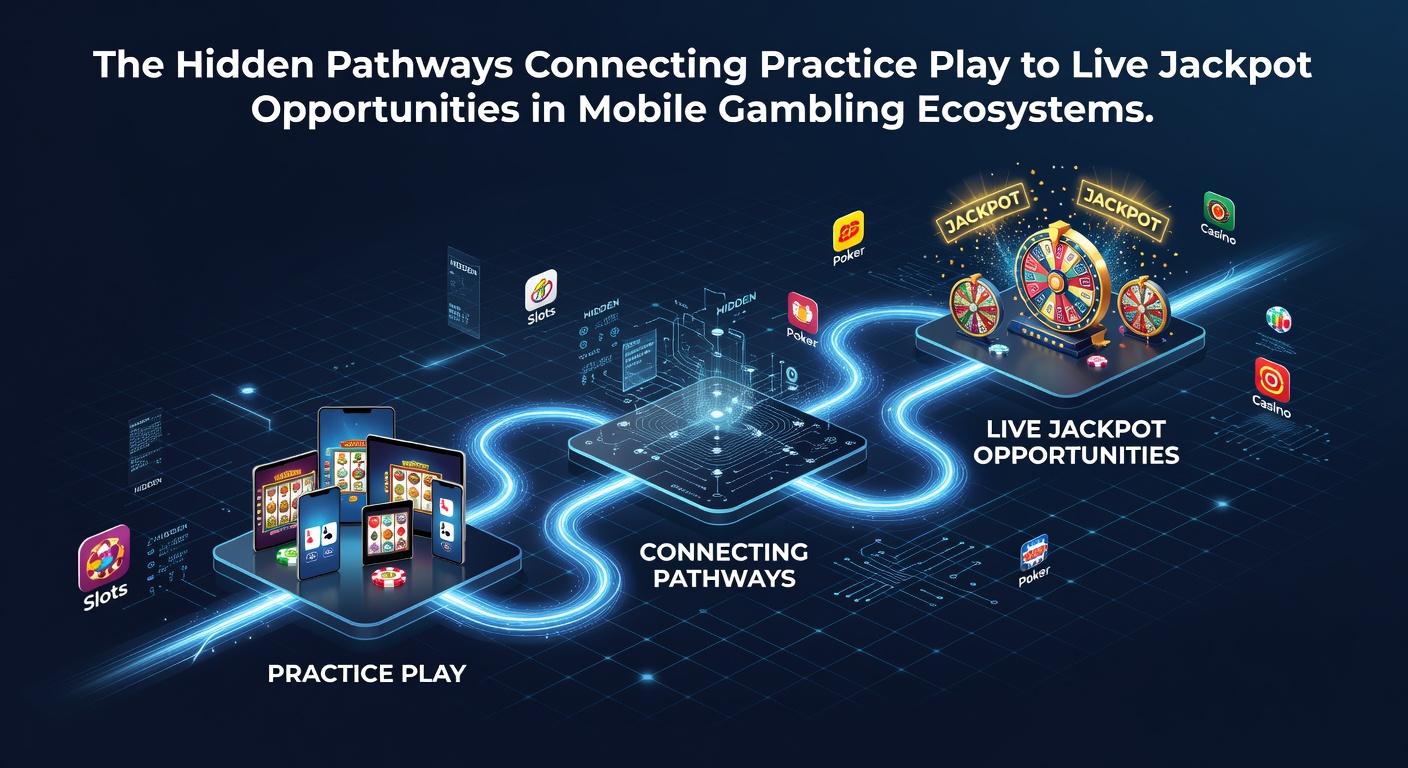 Mobile Spieloberflächen mit Übungsmodi und Live-Jackpot-Anzeigen in vernetzten Casino-Apps