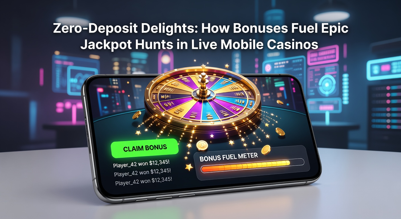 Live-Dealer an einem Blackjack-Tisch mit progressivem Jackpot-Indikator auf einem Tablet, Bonus-Chips fliegen virtuell durch den Bildschirm